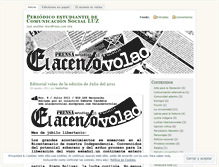 Tablet Screenshot of elacentovolao.wordpress.com