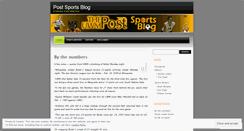 Desktop Screenshot of postsports.wordpress.com