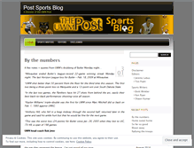 Tablet Screenshot of postsports.wordpress.com