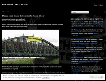 Tablet Screenshot of manchesterclimateaction.wordpress.com