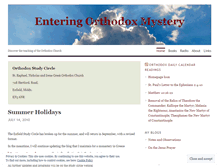 Tablet Screenshot of enteringmystery.wordpress.com