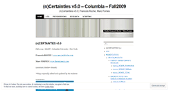 Desktop Screenshot of ncertainties5.wordpress.com