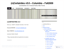 Tablet Screenshot of ncertainties5.wordpress.com