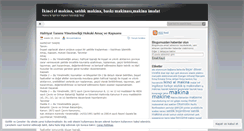 Desktop Screenshot of ikincielmakina.wordpress.com