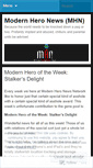 Mobile Screenshot of modernhero.wordpress.com