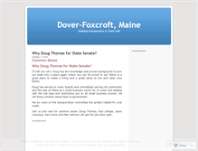 Tablet Screenshot of doverfoxcroftmaine.wordpress.com