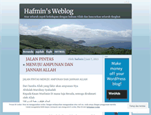Tablet Screenshot of hafmin.wordpress.com