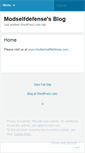 Mobile Screenshot of modselfdefense.wordpress.com