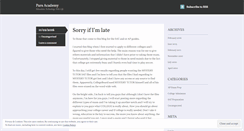 Desktop Screenshot of parsacademy.wordpress.com