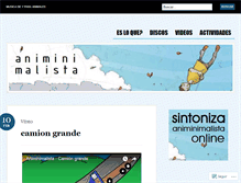 Tablet Screenshot of animinimalista.wordpress.com
