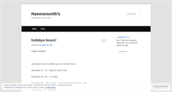 Desktop Screenshot of hammersmiths.wordpress.com