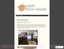 Tablet Screenshot of oficinanomade.wordpress.com