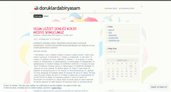 Desktop Screenshot of doruklardabiryasam.wordpress.com