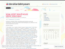 Tablet Screenshot of doruklardabiryasam.wordpress.com