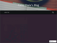 Tablet Screenshot of caixacheia.wordpress.com