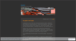 Desktop Screenshot of gaijins.wordpress.com