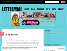 Tablet Screenshot of littlemmi.wordpress.com