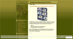 Desktop Screenshot of foroglobalizacion.wordpress.com