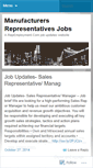 Mobile Screenshot of manufacturersrepresentatives.wordpress.com