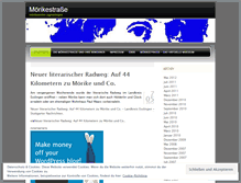 Tablet Screenshot of moerikestrasse.wordpress.com