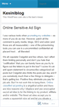 Mobile Screenshot of kesiniblog.wordpress.com