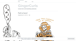 Desktop Screenshot of gingercurls.wordpress.com