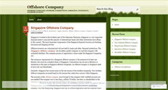 Desktop Screenshot of offshorecompanyguide.wordpress.com