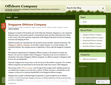 Tablet Screenshot of offshorecompanyguide.wordpress.com