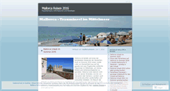 Desktop Screenshot of mallorcareisen.wordpress.com