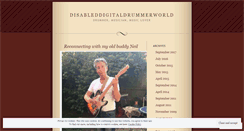 Desktop Screenshot of disableddigitaldrummer.wordpress.com