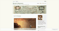 Desktop Screenshot of henrysobsession.wordpress.com
