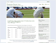 Tablet Screenshot of forwardshortleg.wordpress.com