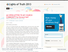 Tablet Screenshot of lightsoftruth2013.wordpress.com
