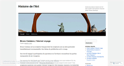 Desktop Screenshot of histoiredelarti2.wordpress.com