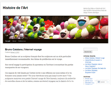 Tablet Screenshot of histoiredelarti2.wordpress.com