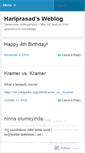 Mobile Screenshot of nharipra.wordpress.com