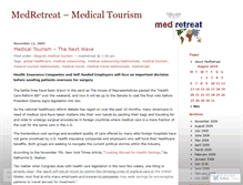 Tablet Screenshot of medretreat.wordpress.com