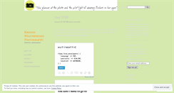 Desktop Screenshot of kristanwfd.wordpress.com