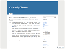 Tablet Screenshot of christianityobserver.wordpress.com