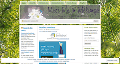 Desktop Screenshot of meetmeinmelange.wordpress.com