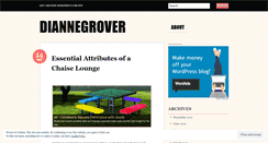 Desktop Screenshot of diannegrover.wordpress.com