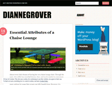 Tablet Screenshot of diannegrover.wordpress.com