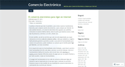 Desktop Screenshot of decomercioelectronico.wordpress.com