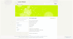 Desktop Screenshot of lunagrace.wordpress.com