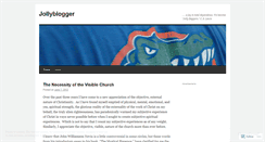 Desktop Screenshot of jollyblogger.wordpress.com