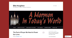 Desktop Screenshot of amormonintodaysworld.wordpress.com