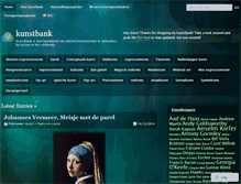 Tablet Screenshot of kunstbank.wordpress.com