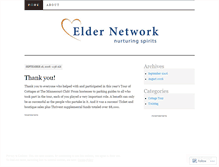 Tablet Screenshot of eldernetwork.wordpress.com