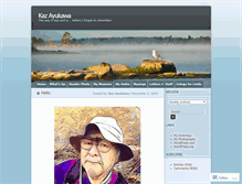 Tablet Screenshot of kazayukawa.wordpress.com