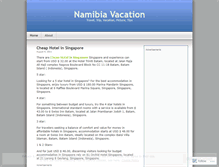 Tablet Screenshot of namibiavacation.wordpress.com